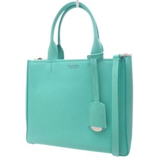 ティファニー(Tiffany & Co.)のティファニー マイクロ トート カーフ ブルー  40802011793(トートバッグ)