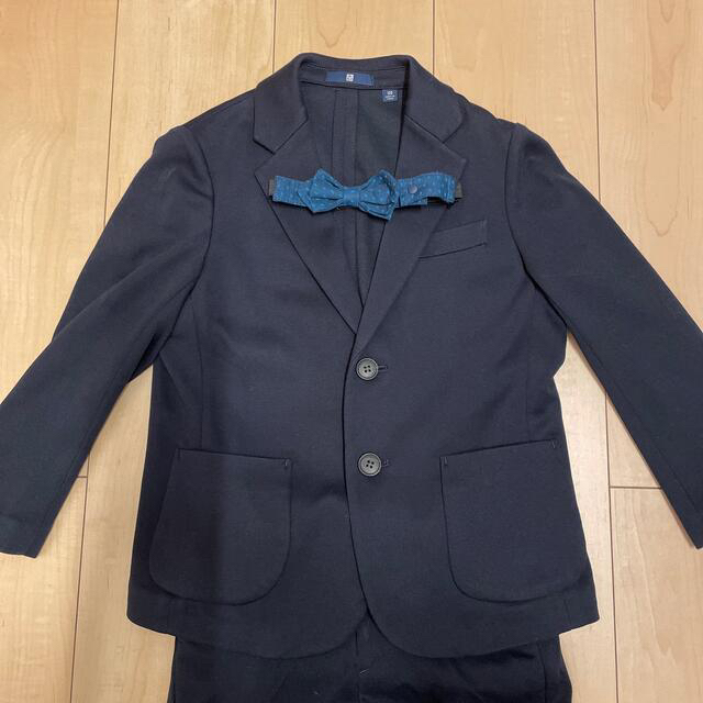 UNIQLO(ユニクロ)のユニクロ　スーツ上下セット　 キッズ/ベビー/マタニティのキッズ服男の子用(90cm~)(ドレス/フォーマル)の商品写真