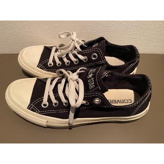 コンバース(CONVERSE)のコンバース　黒　23.5センチ(スニーカー)