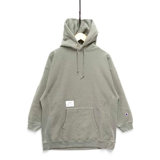 パーカーWTAPS ダブルタップス チャンピオン パーカー オリーブドラブ XL