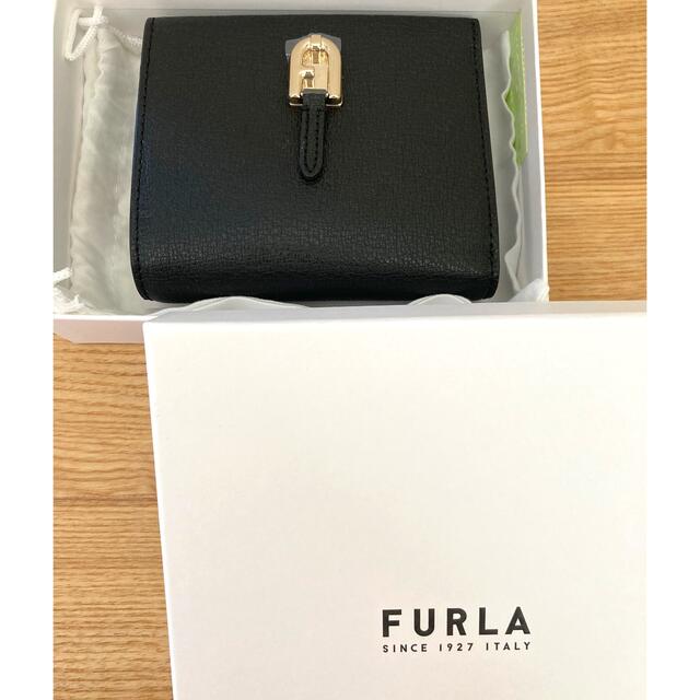 Furla(フルラ)のFURLA フルラ PALAZZO パラッツォ 折り財布《ブラック》 レディースのファッション小物(財布)の商品写真