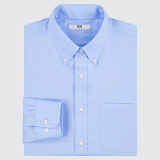 ユニクロ(UNIQLO)のユニクロ ファインクロスオックスフォードシャツ（ボタンダウンカラー・長袖）(シャツ)