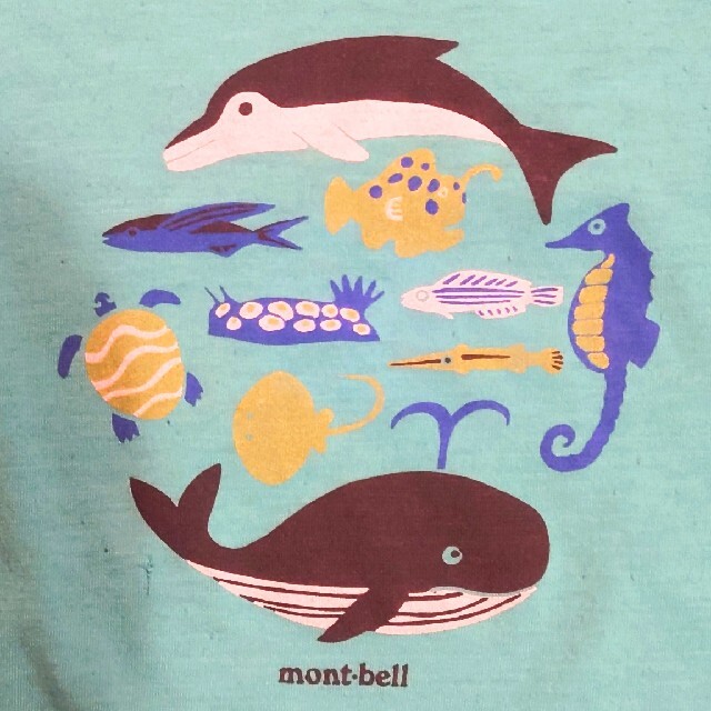 mont bell(モンベル)の子供用長袖Tシャツ キッズ/ベビー/マタニティのキッズ服女の子用(90cm~)(Tシャツ/カットソー)の商品写真