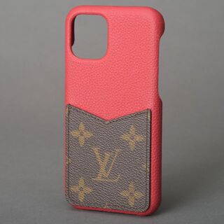 ヴィトン(LOUIS VUITTON) レザー iPhoneケース（レッド/赤色系）の通販 