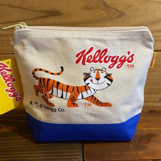 18669 Kellogg’s キャンバスポーチ ブルー(ポーチ)