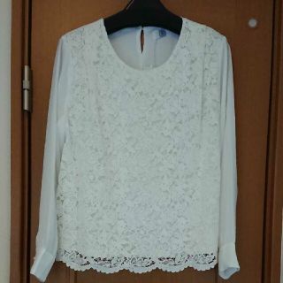 J.PRESS LADIES - Jプレス レースブラウス 白 Lサイズ 未使用 J.PRESS LADIES - Jプレス レースブラウス 白 Lサイズ 未使用