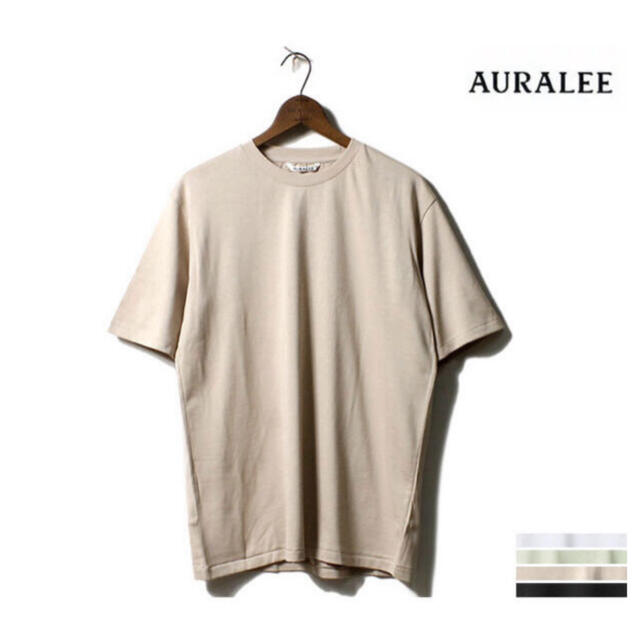 Tシャツ/カットソー(半袖/袖なし)AURALEE LUSTER PLAITING TEE 新品3 19SS