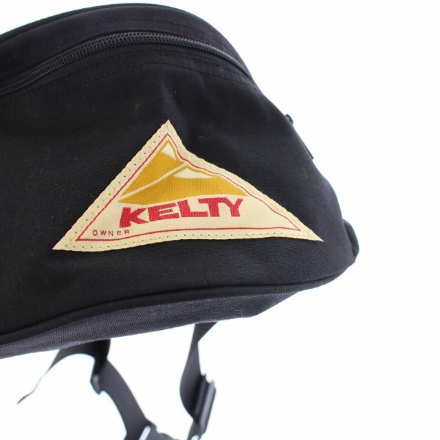 KELTY(ケルティ)のケルティ KELTY ウエストバッグ ボディバッグ キャンバス 黒 ブラック メンズのバッグ(ウエストポーチ)の商品写真