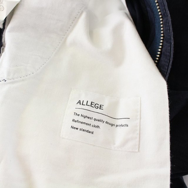 ALLEGE(アレッジ)のアレッジ Ankle Slacks パンツ スラックス ストレート 1 S 黒 メンズのパンツ(スラックス)の商品写真