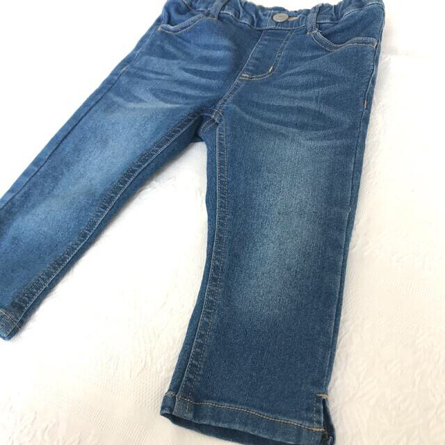 Branshes(ブランシェス)のbranshes デニムパンツ 100 キッズ/ベビー/マタニティのキッズ服女の子用(90cm~)(パンツ/スパッツ)の商品写真