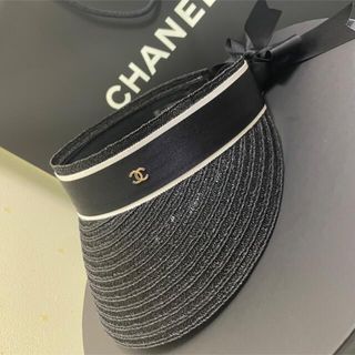 シャネル(CHANEL)のCHANEL サンバイザー(ハット)