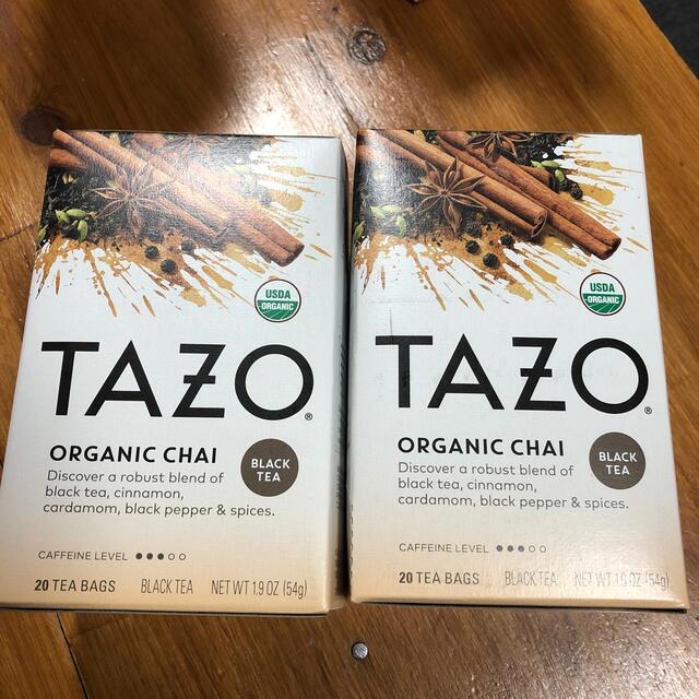 Starbucks Coffee(スターバックスコーヒー)のTazo Teas オーガニックチャイ　40袋 食品/飲料/酒の飲料(茶)の商品写真