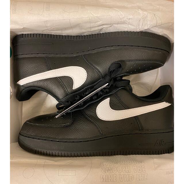 NIKE AIR FORCE 1 BLACK／WHITE Leather