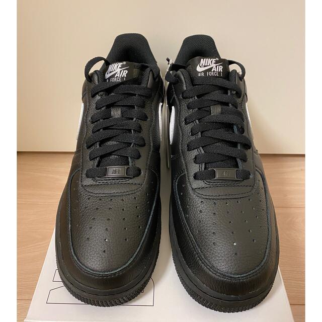 NIKE AIR FORCE 1 BLACK／WHITE Leather