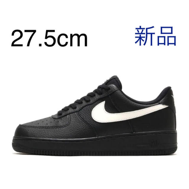 NIKE AIR FORCE 1 BLACK／WHITE Leather靴/シューズ