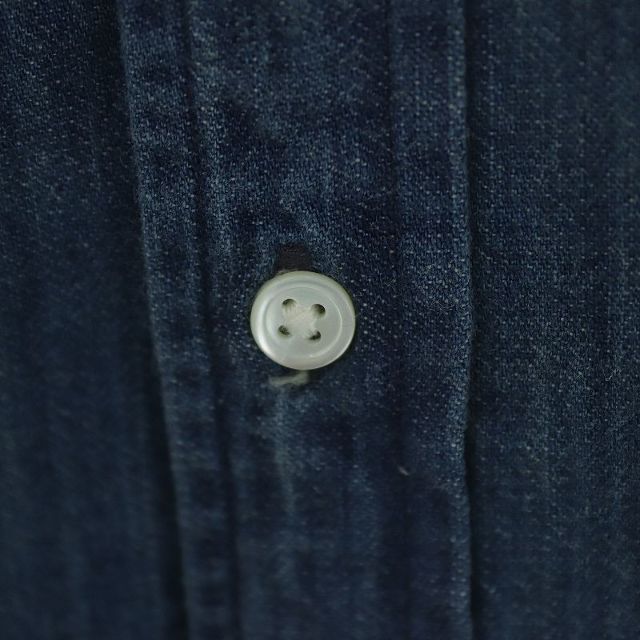 POLO RALPH LAUREN - ポロ ラルフローレン デニムシャツ 長袖 フリル