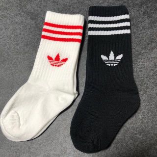 アディダス(adidas)のアディダス　ソックス　靴下　キッズ　2足セット(靴下/タイツ)