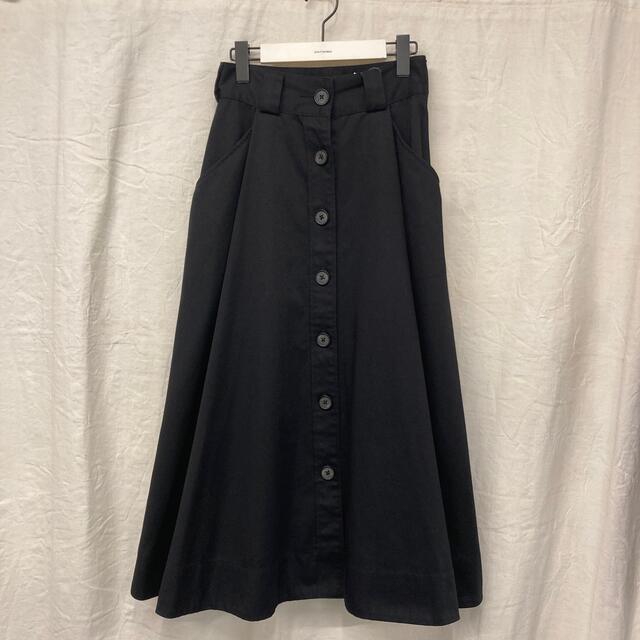【 新品 】 前ボタンスカート ロングスカート