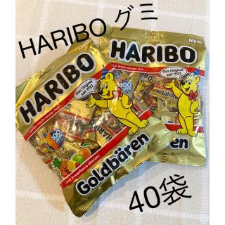 ゴールデンベア(Golden Bear)のHARIBOグミ40袋　ミニゴールドベア　フルーツグミ　2023年1月(菓子/デザート)