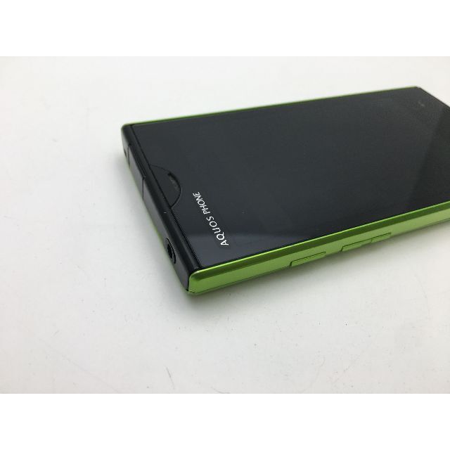 SHARP(シャープ)のsoftbank AQUOS PHONE 103SH グリーン◆美品◆350 スマホ/家電/カメラのスマートフォン/携帯電話(スマートフォン本体)の商品写真