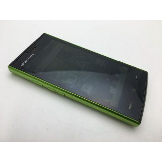 シャープ(SHARP)のsoftbank AQUOS PHONE 103SH グリーン◆美品◆350(スマートフォン本体)