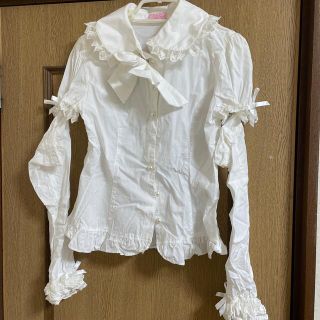 アンジェリックプリティー(Angelic Pretty)のアンジェリックプリティ  ブラウス　ホワイト(シャツ/ブラウス(長袖/七分))