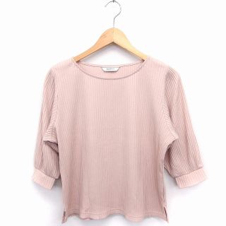 ルージュヴィフ(Rouge vif)のルージュヴィフ Rouge vif カットソー Tシャツ リブ 七分袖 無地(その他)