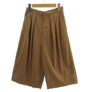 シップス(SHIPS)のシップス パンツ ガウチョパンツ ワイドパンツ 日本製 ウエストゴム 茶 36(その他)