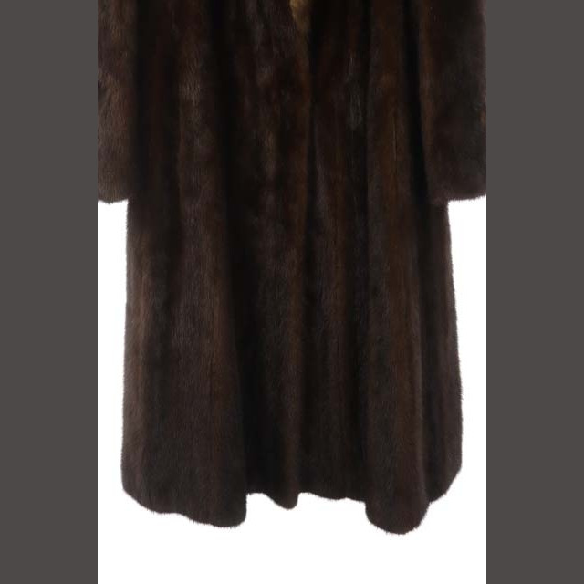 Gucci(グッチ)のグッチ 毛皮コート アウター ロング セーブルファー シェアード 茶 ブラウン レディースのジャケット/アウター(毛皮/ファーコート)の商品写真