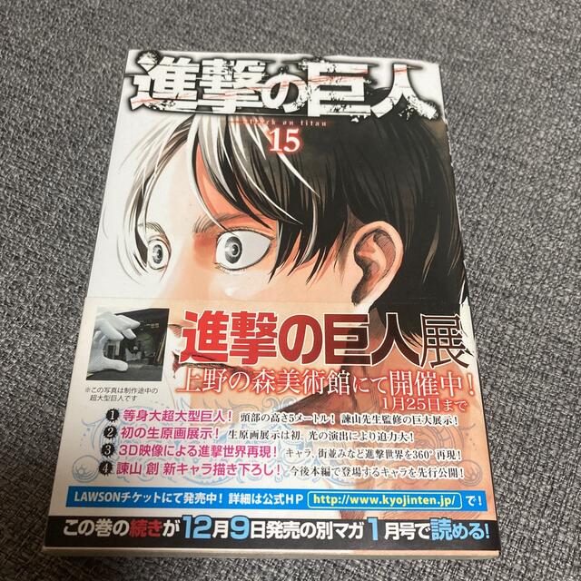 講談社(コウダンシャ)の帯付き　進撃の巨人　15 エンタメ/ホビーの漫画(少年漫画)の商品写真