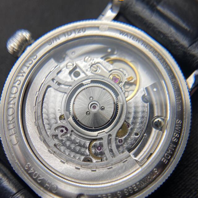 クロノスイス シリウスファミリー デイト 34mm 自動巻き腕時計