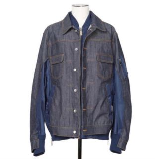 サカイ(sacai)のA.P.C×SACAI ★BLOUSON EIMI★ブルゾン　NAVY(Gジャン/デニムジャケット)