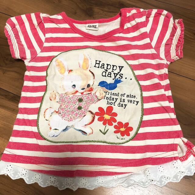 Tシャツ 3枚セット☆女の子　80 キッズ/ベビー/マタニティのベビー服(~85cm)(Ｔシャツ)の商品写真