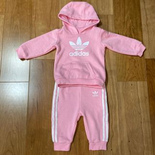 新品　未使用　adidas  セットアップ　2セット　ピンク　ブルー　70