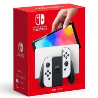 ニンテンドースイッチ(Nintendo Switch)の任天堂Switch 本体(有機ELモデル)Joy-Con(L)/(R)ホワイト(家庭用ゲーム機本体)