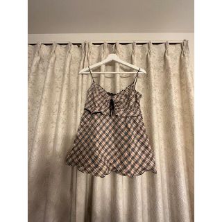 バーバリーブルーレーベル(BURBERRY BLUE LABEL)のBurberry  キャミソール　チュニック(キャミソール)