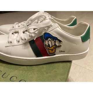 グッチ(Gucci)の正規品 美品GUCCI×ディズニーコラボ　レディース スニーカー(スニーカー)