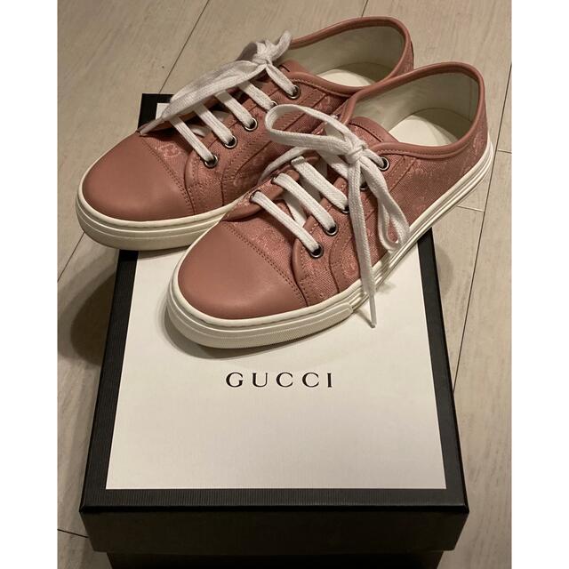 正規品 美品GUCCIレディーススニーカー 直販卸売り 正規品 美品GUCCIレディーススニーカー スニーカー