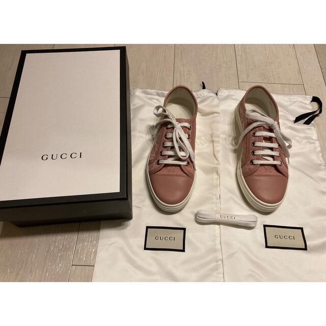 正規品 美品GUCCIレディーススニーカー 直販卸売り 正規品 美品GUCCIレディーススニーカー スニーカー