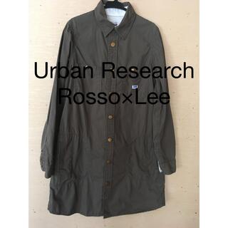 アーバンリサーチロッソ(URBAN RESEARCH ROSSO)のUrban Research Rosso ×Lee ロングシャツ(カーキ)(シャツ/ブラウス(長袖/七分))