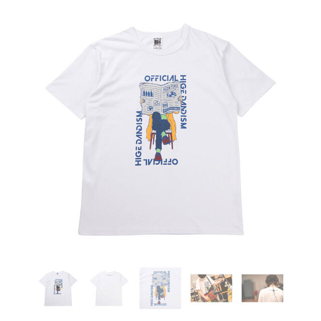 【新品・未使用】Official髭男dism ツアーTシャツ ホワイト   L