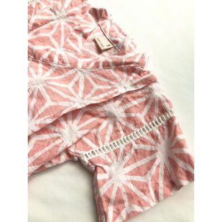 プティマイン(petit main)の80 petit main淡いピンクが可愛い甚平ロンパース(甚平/浴衣)