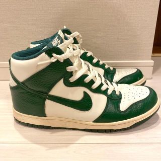 ナイキ(NIKE)のナイキ　ダンクハイ　グリーン　28.5(スニーカー)