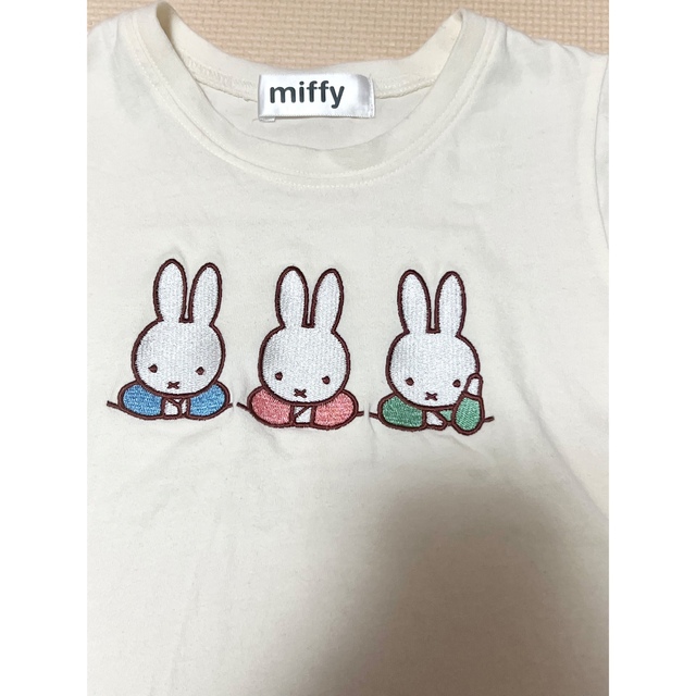 しまむら(シマムラ)のミッフィー半袖Tシャツ110センチ キッズ/ベビー/マタニティのキッズ服女の子用(90cm~)(Tシャツ/カットソー)の商品写真