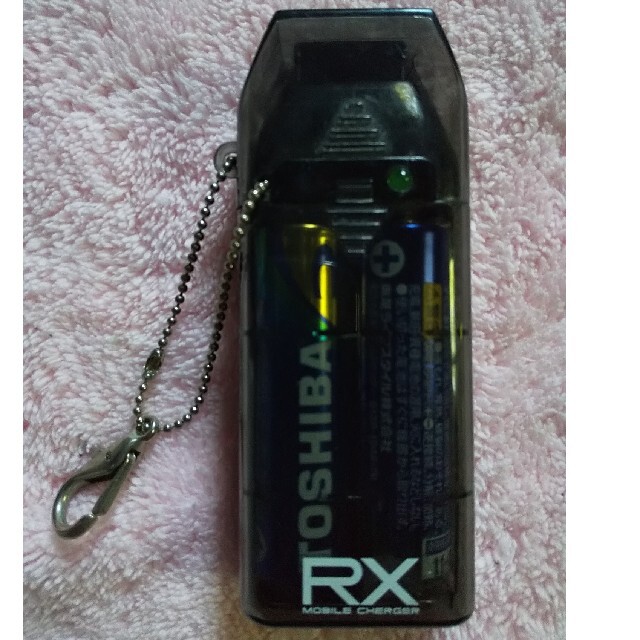 リックス au用 繰り返し充電器 RX-JUK878A ポータブル 持ち運び スマホ/家電/カメラのスマートフォン/携帯電話(バッテリー/充電器)の商品写真