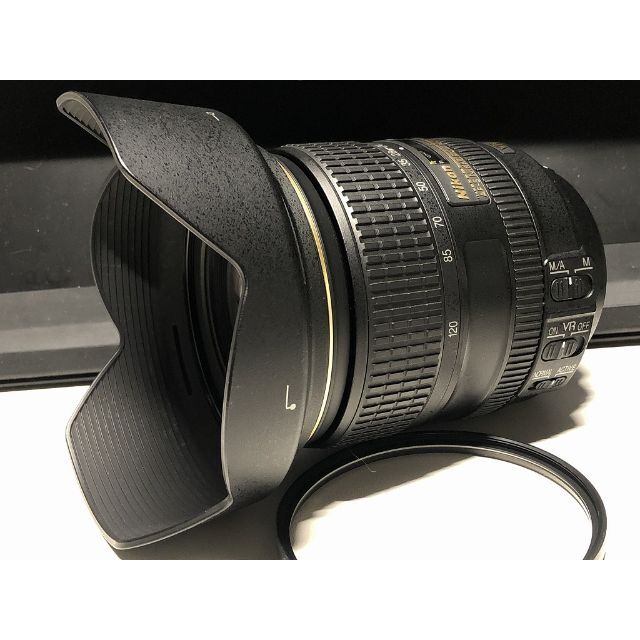 ニコン　nikon af-s nikkor 24-120 f4  フィルター付