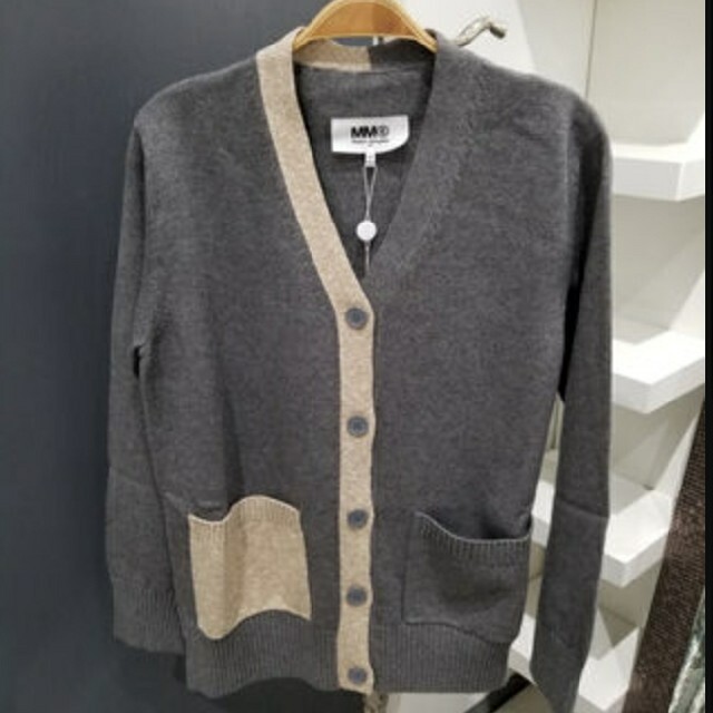 MM6 Maison Margiela 新品 未使用 バイカラー カーディガン - カーディガン