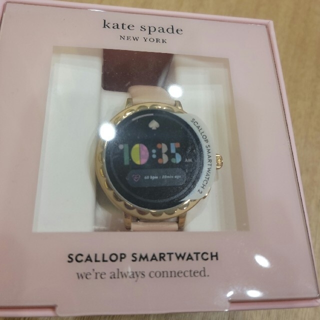 新品！スマートウォッチ　kate spade ブラック