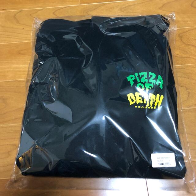 新品未開封PIZZA OF DEATH CCM HOODIE 黒　XLサイズ