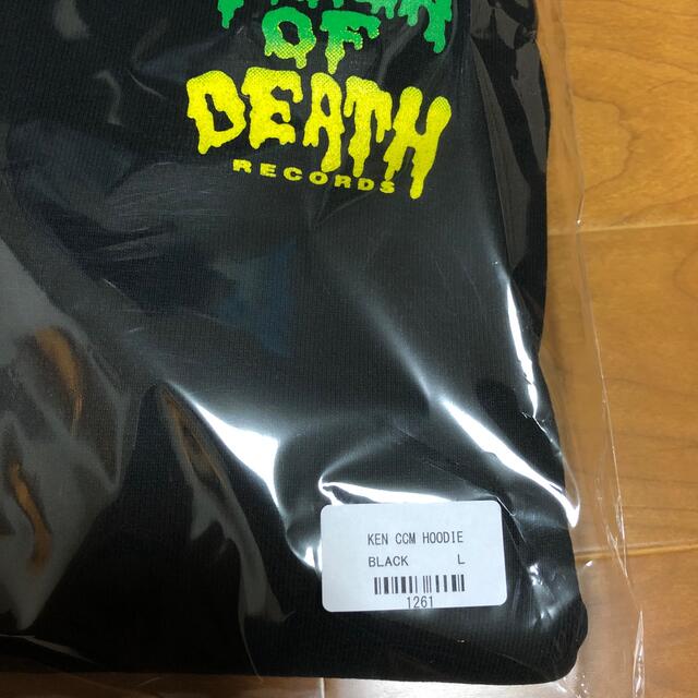 新品未開封PIZZA OF DEATH CCM HOODIE 黒　XLサイズ